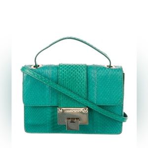 Jimmy Choo
Leather Handle Bag - green